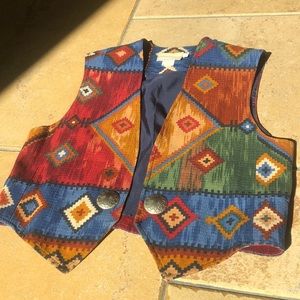 Vintage Southwestern Vest by Coldwater Creek
